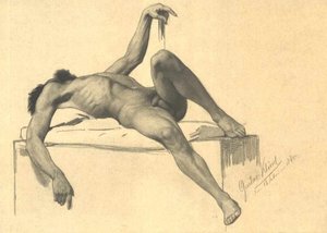 Reclining Male Nude